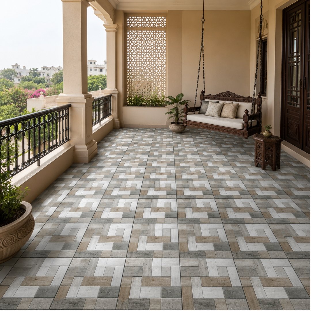 AL Amber 111 Geometrical Balcony / Terrace - My Home Studio
